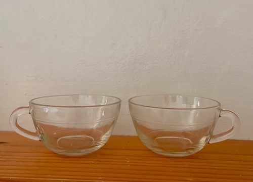 Pair vintage mcm duralex glass - pair,