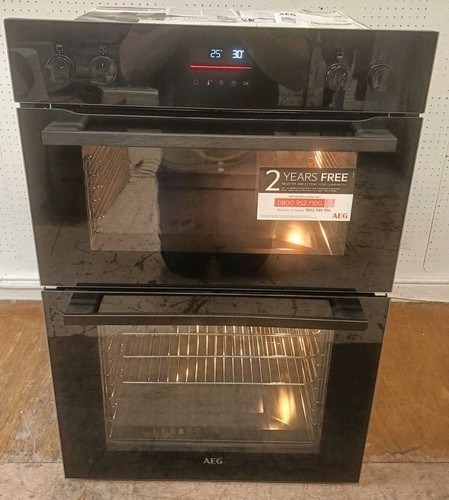 Aeg dce531160b double oven - aeg,