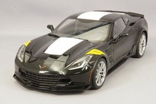 AUTOart 71273 Chevrolet Corvette C7 Grand Sport 1/18 Black / White Stripes