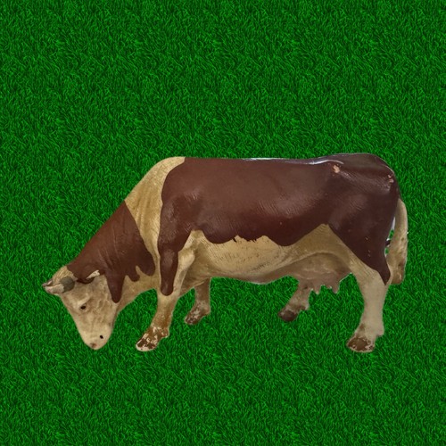 Schleich grazing hereford cow - schleich,