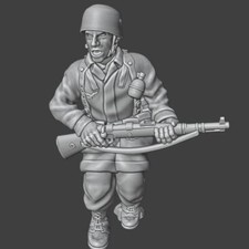 28mm WW2 Fallschirmjäger - Jager w/ KAR98K (A) - Bolt Action/ Chain of Command