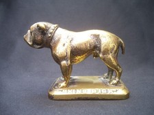 VINTAGE 1910s "KING DICK" BULLDOG MOTORCYCLE/CAR MASCOT~AKD TRICAR HOOD ORNAMENT
