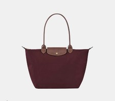 LONGCHAMP Le Pliage Original Tote Large Shoulder Bag Wine Red