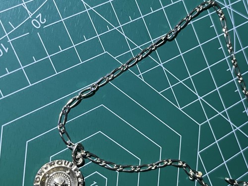 Sterling silver figaro chain