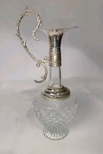 Vintage Glass Claret Jug with