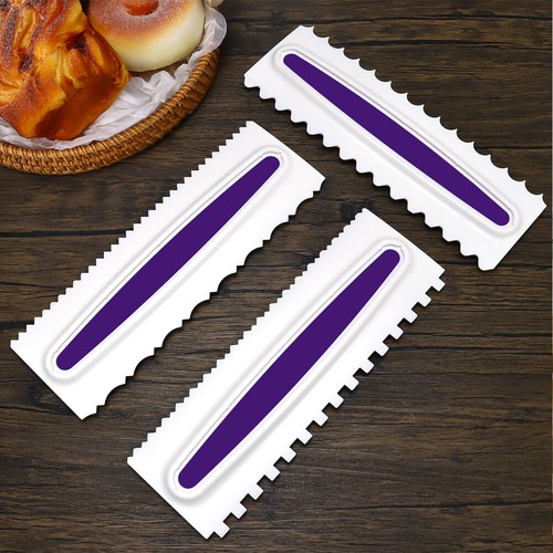 3pcs cake scraper edge - scraper,