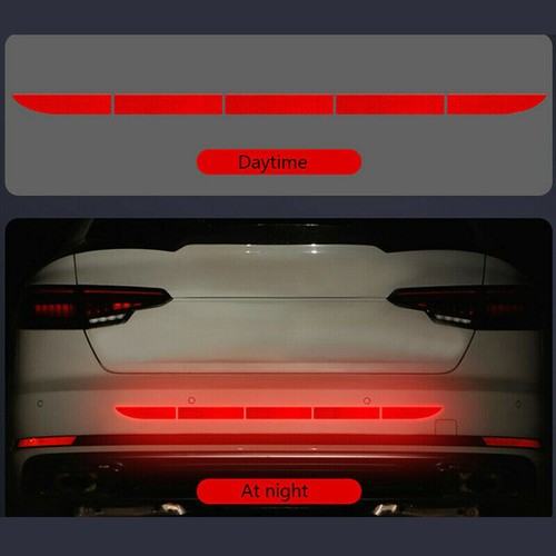 Red reflective car warn - red,