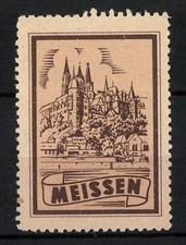 Advertising stamp Meissen