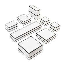 White and Black Ring, Pendant Earring Universal Jewellery Box for Birthday, Gift