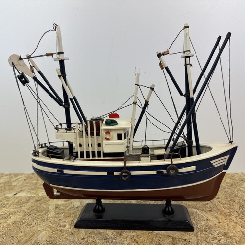 Vintage wooden fishing trawler - vintage,