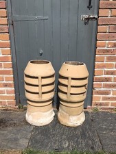 2 x Large Old Chimney Pot