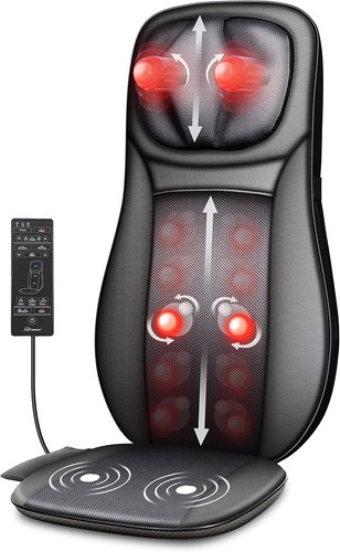 Back massager with - massager, heat