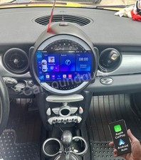 4+64G Carplay Android 15 Car Stereo Radio For BMW Mini Cooper R56 R60 2007-2013