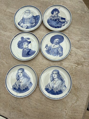 Set plates vintage delfts - 6,