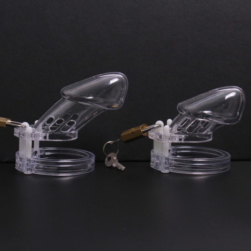 Plastic male chastity cage - male,