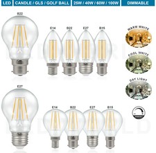 Dimmable LED Bulbs 40W 60W E14