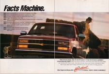 Chevrolet 1990 2pg Print Ad