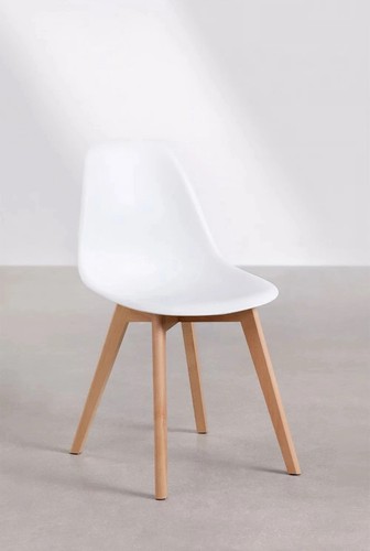 Set white tulip dining - of,
