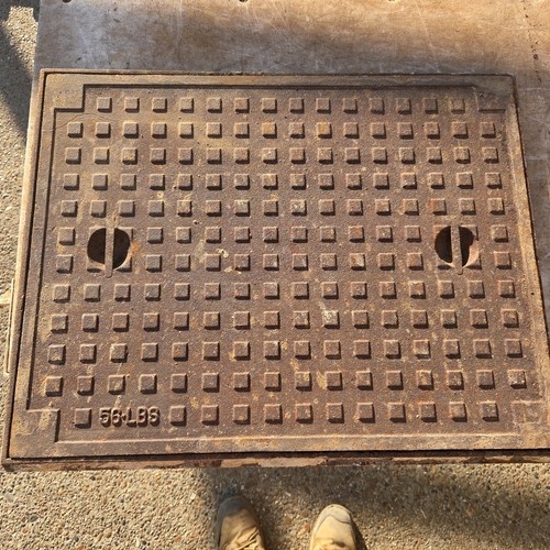 Cast iron manhole - manhole, &