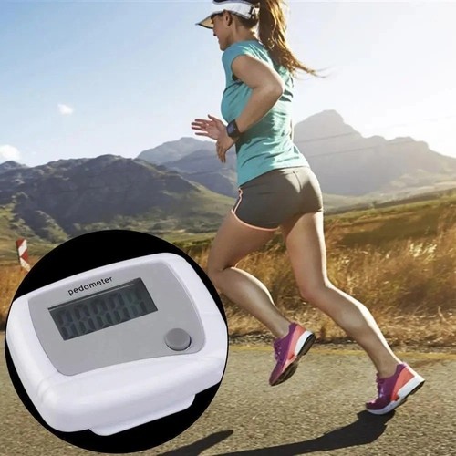 Lcd clip pedometer step - clip,