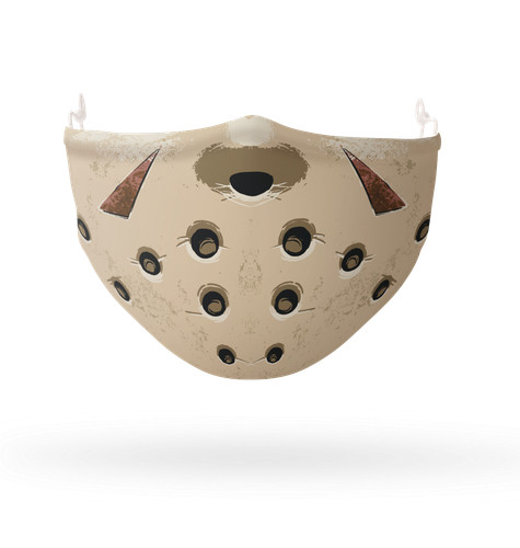 Jason halloween face mask - halloween,