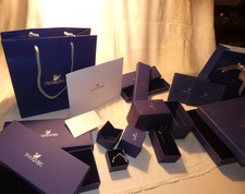 Large Quantity Of Swarovski Empty Boxes Complete with Sleeves & bags & cards