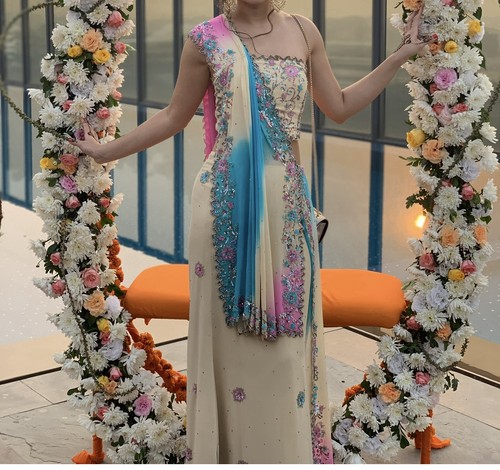 Embellished indian lehenga - embellished,