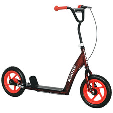 AIYAPLAY Kids Scooter with Adjustable Handlebar, Kick Scooter, Red