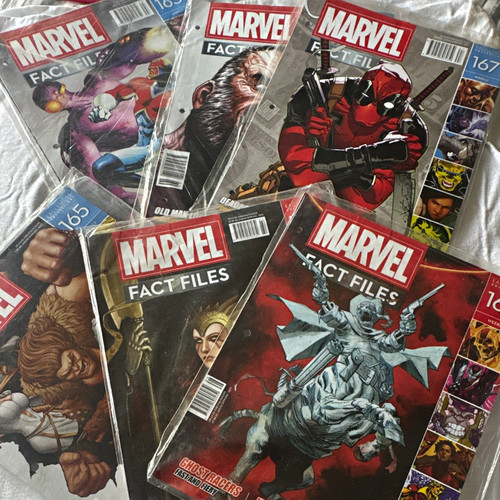 Marvel fact files eaglemoss - marvel,