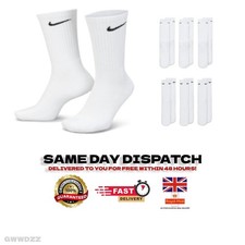 Nike Socks White Crew 3 Pairs