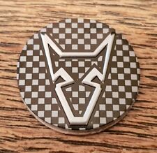 Wolfrace Excite EC-06 Alloy wheel centre cap logo x1 carbon fibre Genui 19mm New