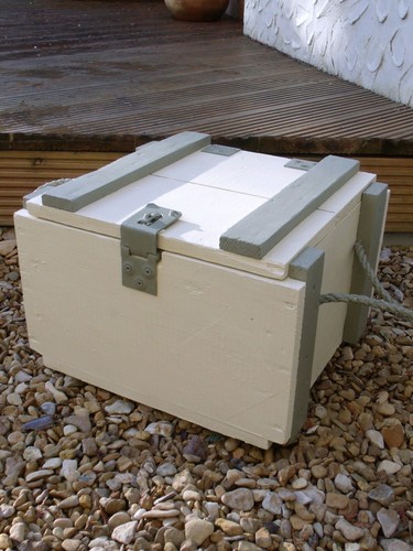 Wooden ammo box with - wooden,