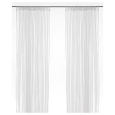 IKEA LILL CURTAINS PAIR SHEER