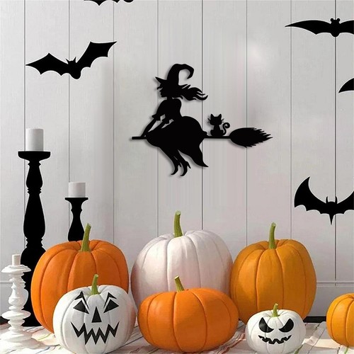 Witch metal wall decor - metal,