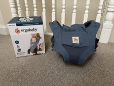 Ergobaby All Positions Baby Carrier Hip Seat - Oxford Blue - Great Condition 