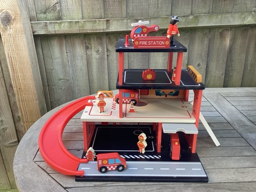 Toy fire station - toy, helicopter