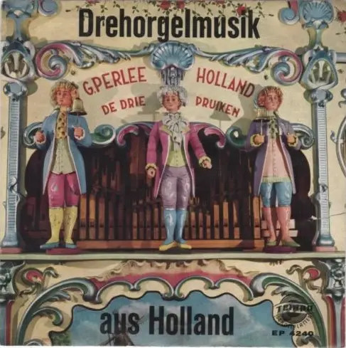 Draaiorgel drie pruiken - drie,