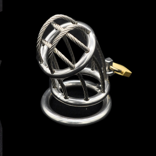 Metal chastity cage - chastity,