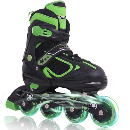 Adjustable kids inline - inline, roller