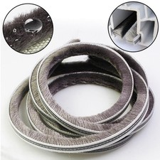 Casement Draught Excluder Weatherstrip with Brush Pile Seal Strip 5mm x 8mm