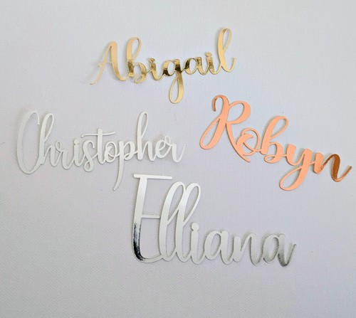 Name charm topper - name,