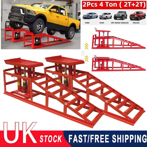 Ton hydraulic car ramps 2pc - 4,