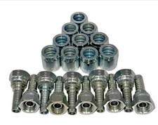 Female BSP Hydraulic Hose Crimp Fittings Insert 10 Pack Sizes 1/4" to 1" BSP