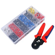 1250Pcs Electrical Wire Connectors Cord Pin End Bootlace Ferrule Crimp Terminals