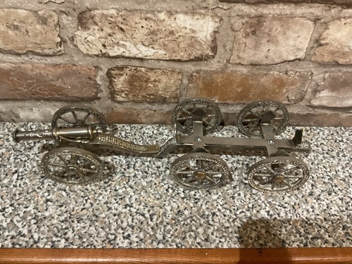 Vintage silver plated - on, brass