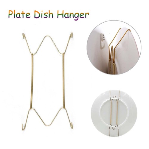 Wall display plate hanger - plate, w