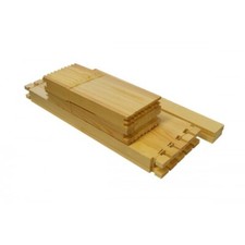 Sn4 super  Hoffman Self Spacing frames for B.S. National beehive