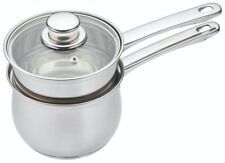 KITCHEN CRAFT STAINLESS STEEL DOUBLE BOILER PORRINGER BAIN MARIE SAUCEPAN 16CM
