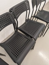 8x Black Plastic Adde IKEA