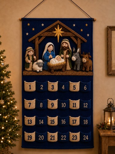 Nativity advent calendar - calendar, dk